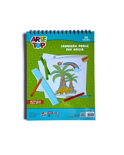 Croquera Oficio Doble